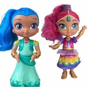 Shimmer and Shine Doll Bundle 6” Figures Mattel Genie Sisters